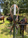 Sunflower and Butterfly - Split ear headstall