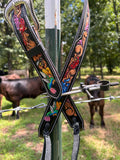 Color in Spring- Belt Style Split Ear Headstall