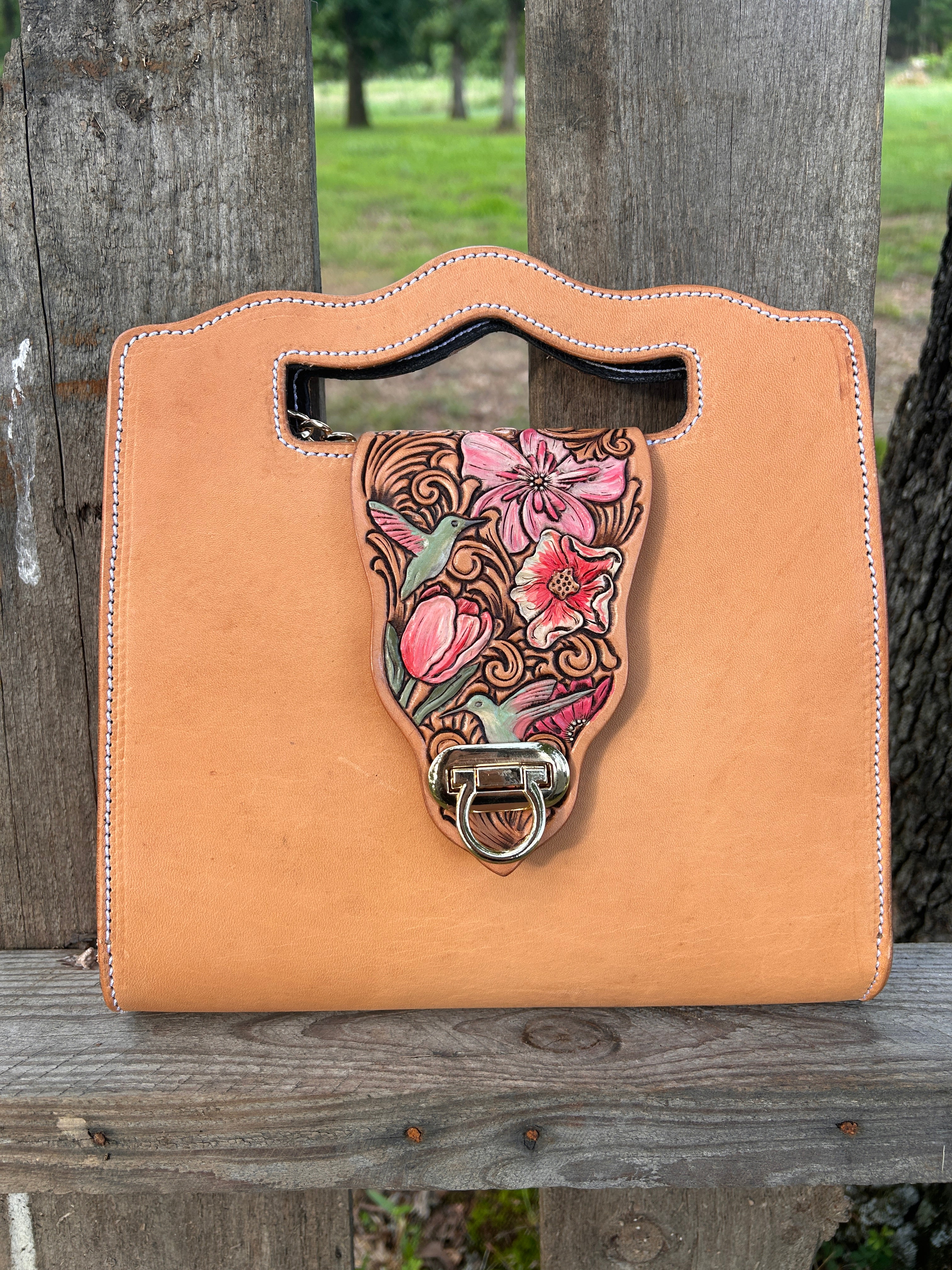 Hummingbirds in Spring- Purse