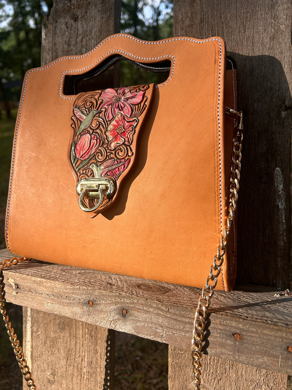 Hummingbirds in Spring- Purse